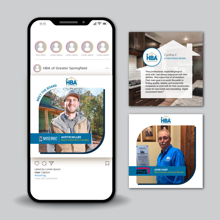 HBA of Greater Springfield - Organic Social Posts